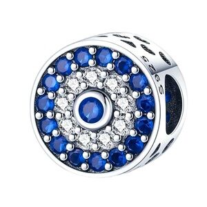 Women’s 925 Sterling Silver and Blue CZ Charm/Pendant - NWT
